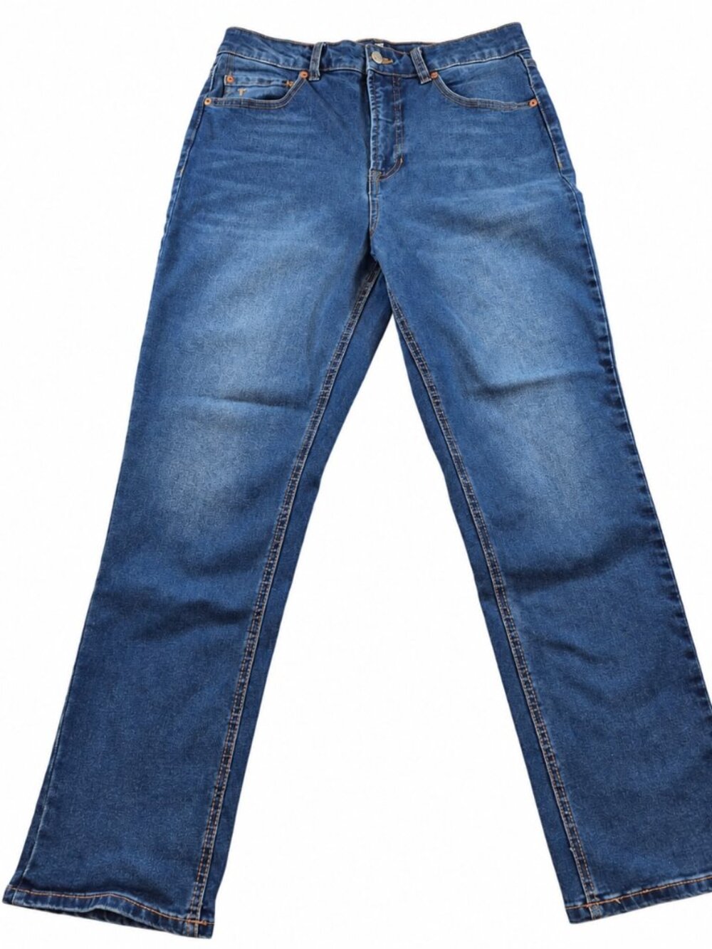 Frye Women's Jeans Size 29 Straight Leg Stretch Medium Wash Denim
